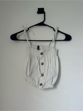 H&M White Crop Top